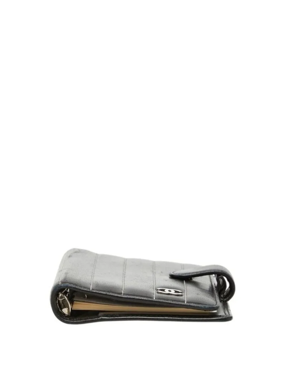 Chanel Mademoiselle Agenda CC Logo Cover Black Leather